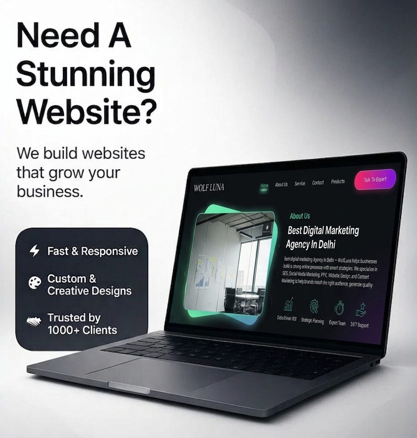 Web design and Development - wolf luna